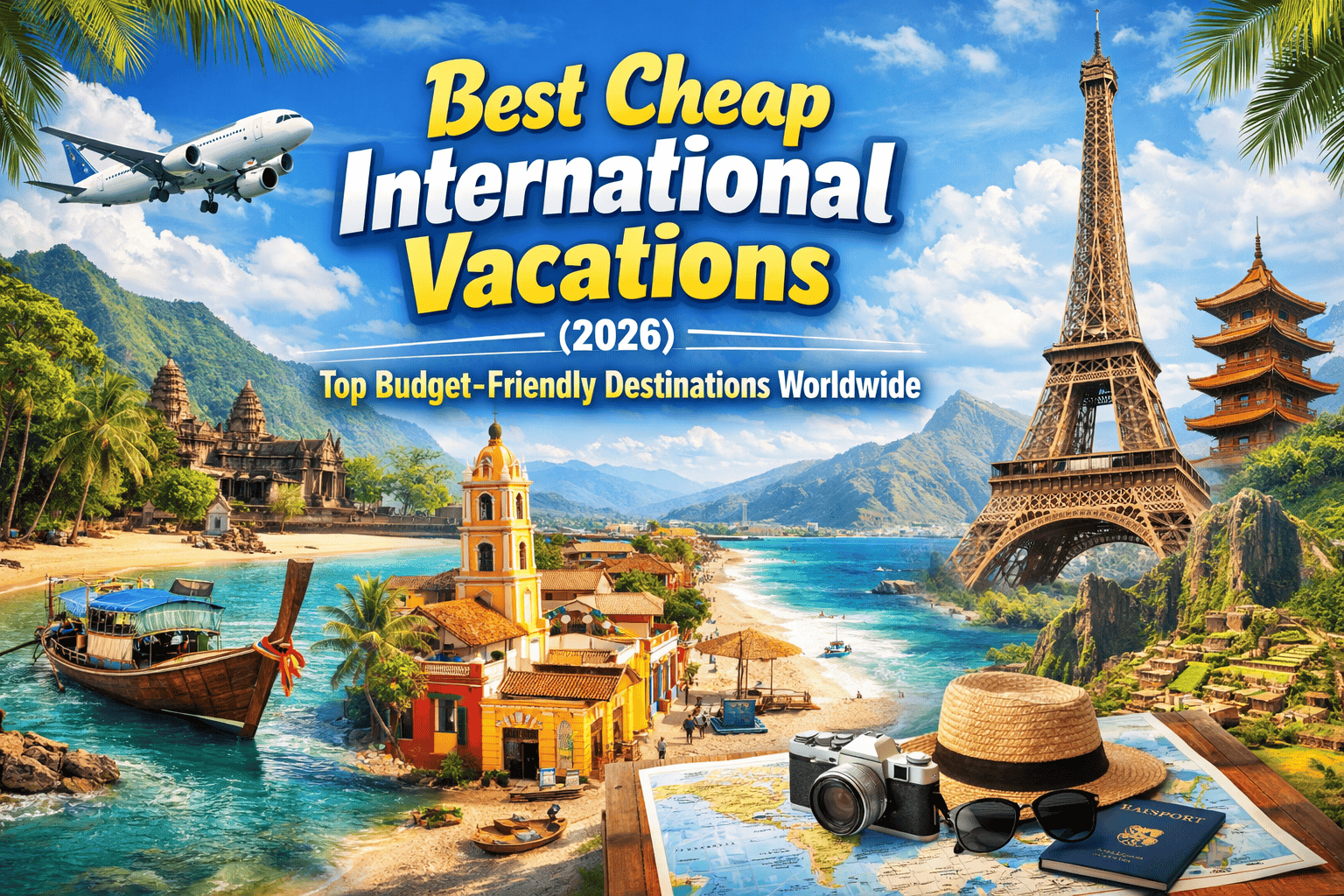 Affordable global travel destinations for 2026.