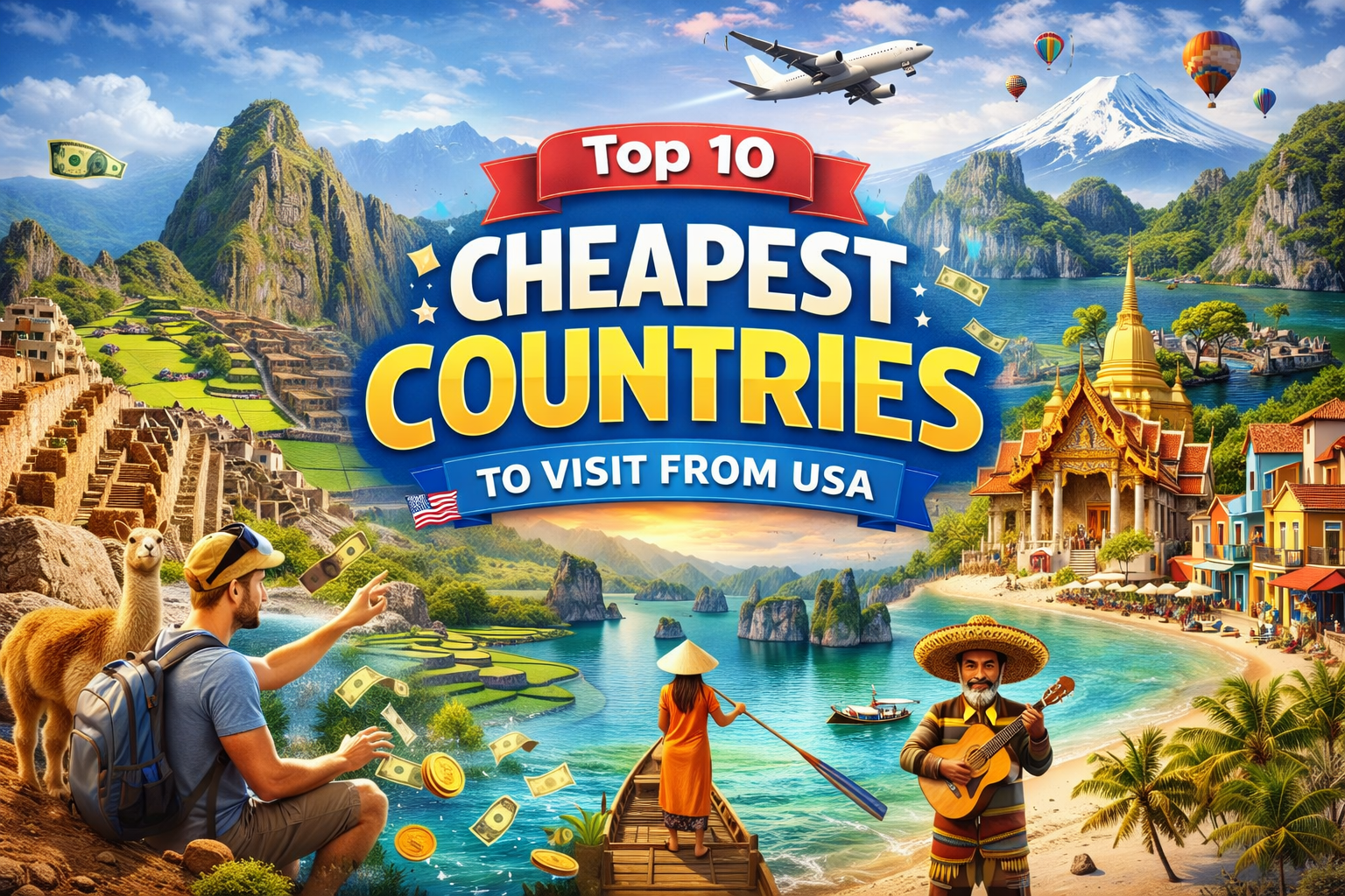 Cheapest Countries to Visit from USA